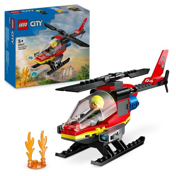 60411 - LEGO® City - L’Hélicoptère de Secours des Pompiers