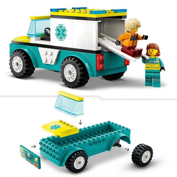 60403 - LEGO® City - L’Ambulance de Secours et le Snowboardeur