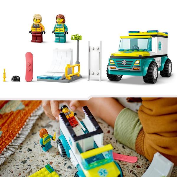 60403 - LEGO® City - L’Ambulance de Secours et le Snowboardeur