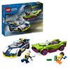 60415 - LEGO® City - La Course-Poursuite entre la Voiture de Police et la Super Voiture