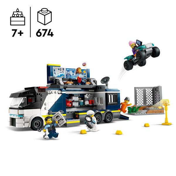 60418 - LEGO® City - Le Laboratoire de Police Scientifique Mobile