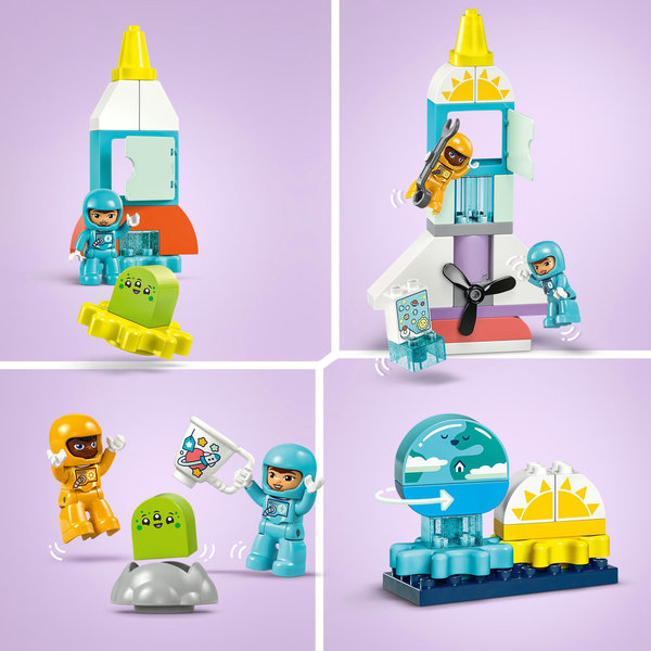 10422 - LEGO DUPLO - L aventure en navette spatiale 3-en-1