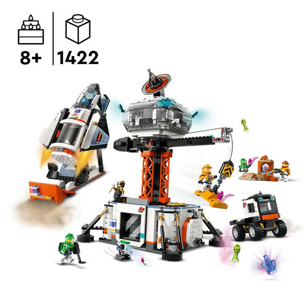 60434 - LEGO City - La station spatiale et la base de lancement de fusées