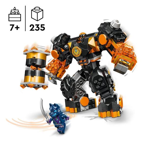 71806 - LEGO® NINJAGO - Le Robot Élémentaire de la Terre de Cole