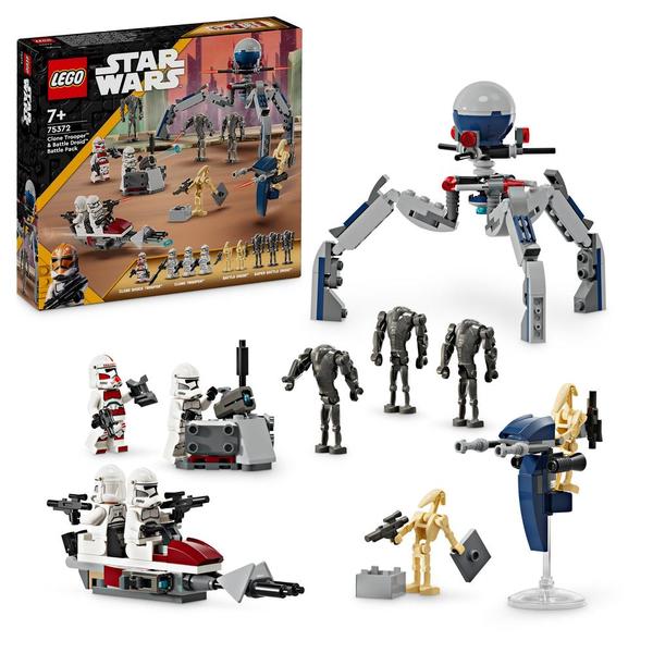 75372 - LEGO® Star Wars - Pack de Combat des Clone Troopers et Droïdes de Combat