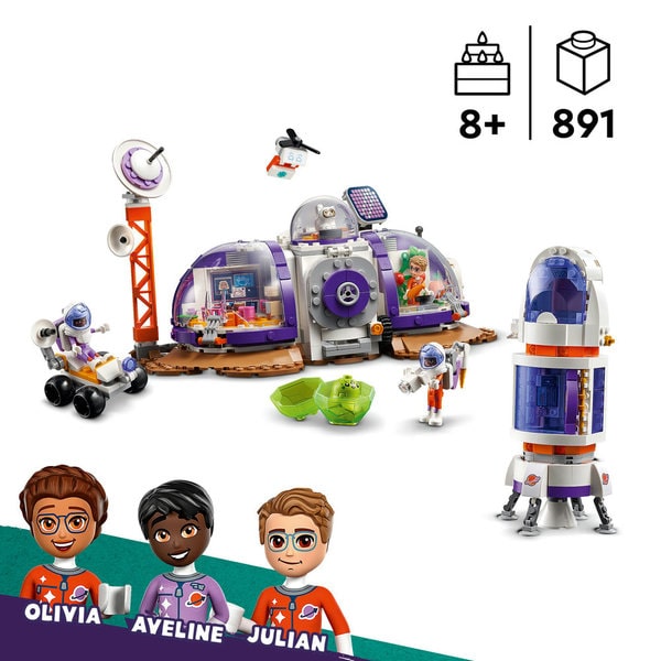 42605 - LEGO Friends - La Station spatiale martienne et la fusée