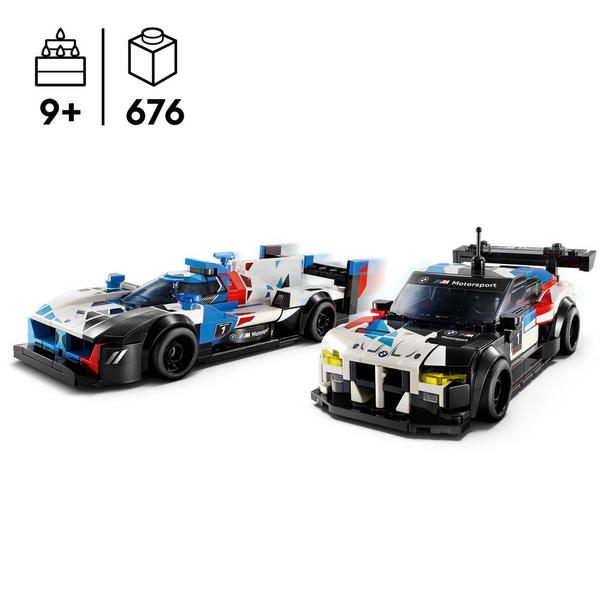 76922 - LEGO® Speed Champions - Voitures de Course BMW M4 GT3 et BMW M Hybrid V8