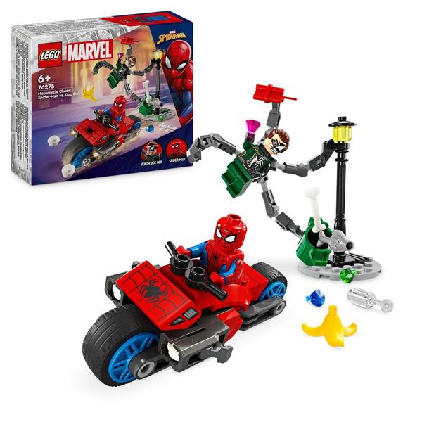 76275 - LEGO® Marvel - La Course-poursuite en Moto : Spider-Man contre Docteur Octopus