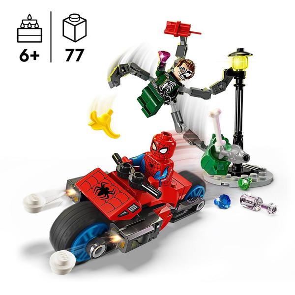 76275 - LEGO® Marvel - La Course-poursuite en Moto : Spider-Man contre Docteur Octopus