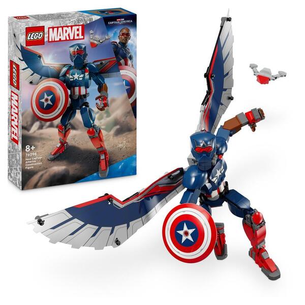 76296 - LEGO Marvel - Figurine du nouveau Captain America à construire