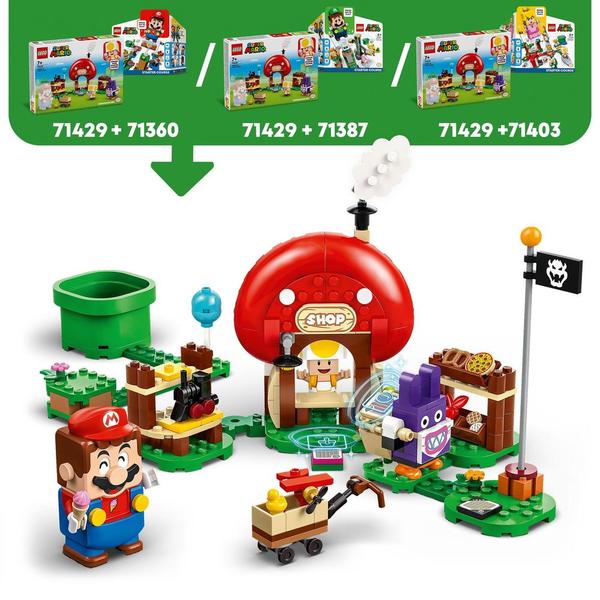 71429 - LEGO® Super Mario - Ensemble d’Extension Carottin et la Boutique Toad