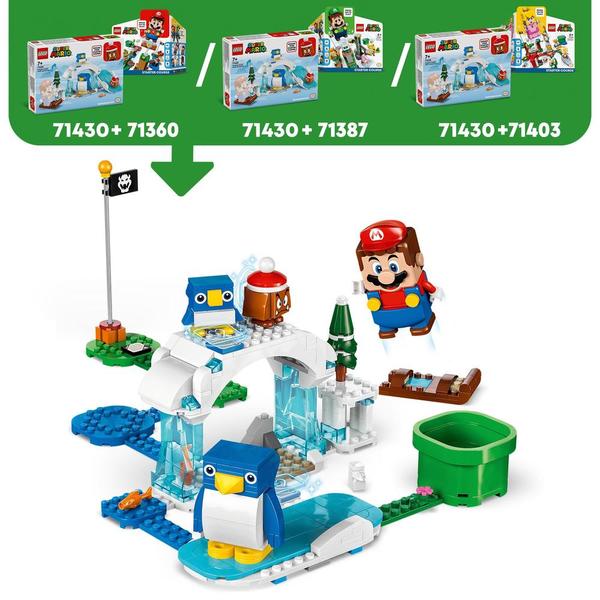 71430 - LEGO® Super Mario - Ensemble d’Extension Aventure dans la Neige pour la Famille Pingouin