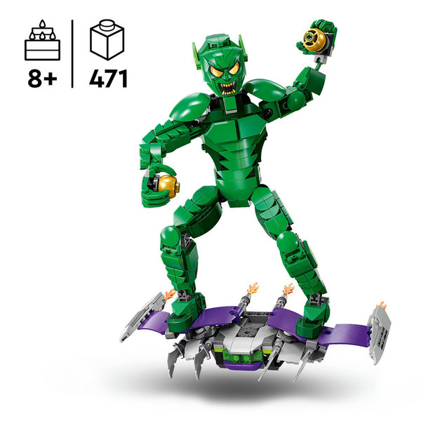 76284 - LEGO Marvel - Figurine du Bouffon Vert à construire