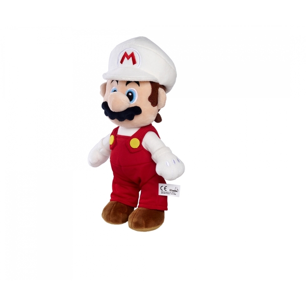Super Mario - Peluche Mario De Feu 30 Cm