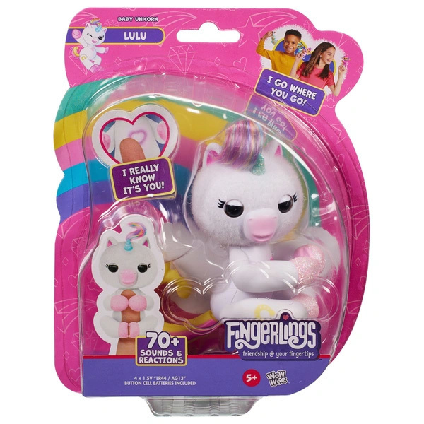 Figurine Fingerlings licorne Lulu