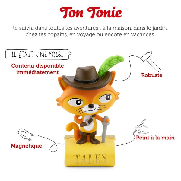 Tonie Le chat botté et 3 autres contes