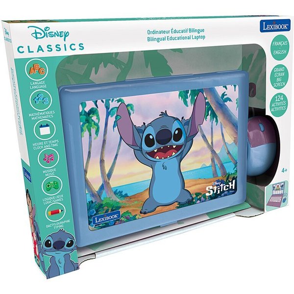 Ordinateur éducatif bilingue 5" - Disney Stitch