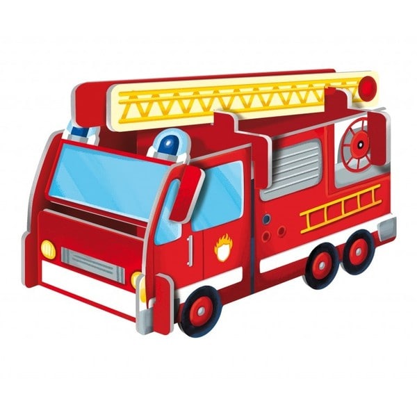 Q-Box Pompiers - Livre puzzle et 4 figurines