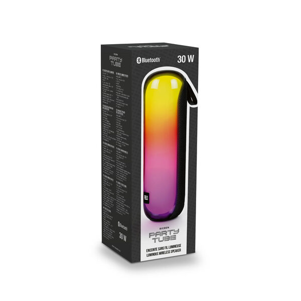 Enceinte lumineuse sans fil 180° noire