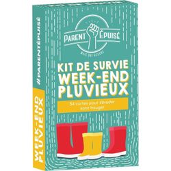 Kit de Survie Week-End Pluvieux - Parent Épuisé