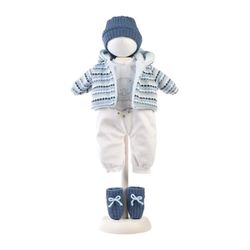 Ensemble éléphant bleu 40-42cm