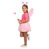 Déguisement de papillon rose avec tutu avec ailes