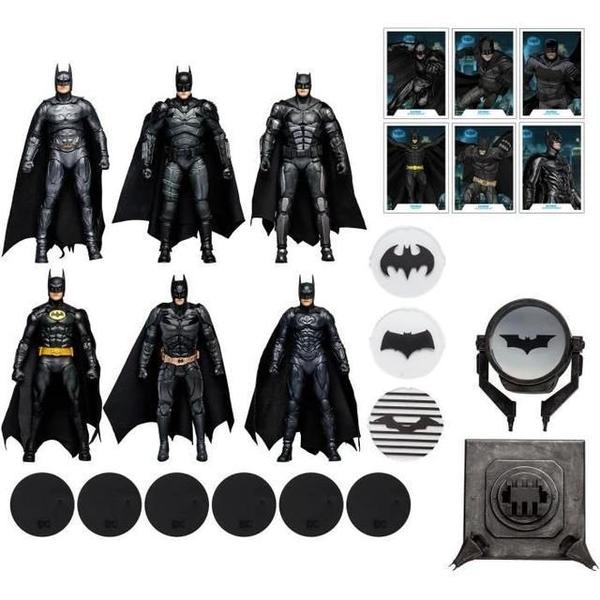 Coffret collector 6 figurines Batman et Batsignal