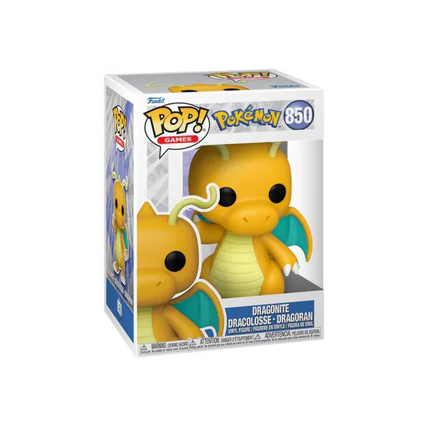 Figurine Dracolosse Pokémon - Funko Pop n°850