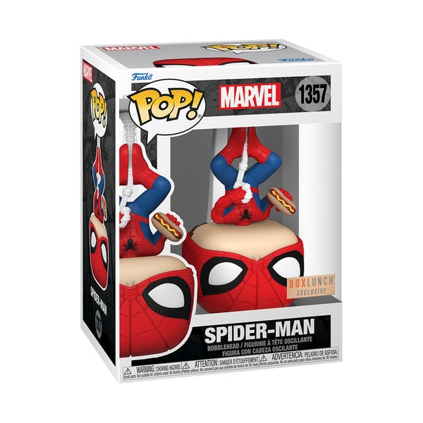 Figurine Spider-Man avec un hot-dog - Funko Pop - N°1357