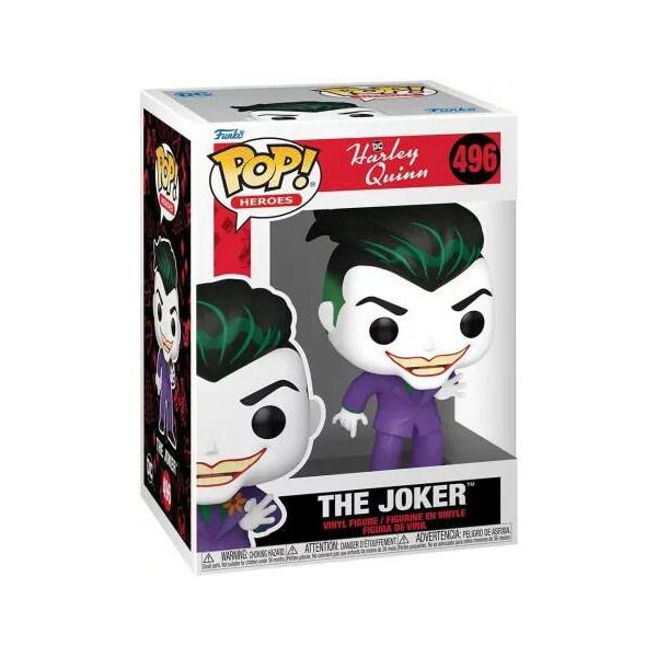 Figurine Le Joker série animée Harley Quinn - Funko Pop n°496