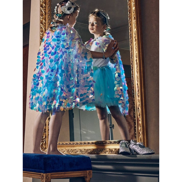 Cape à sequins Lorelie - 5/7 ans
