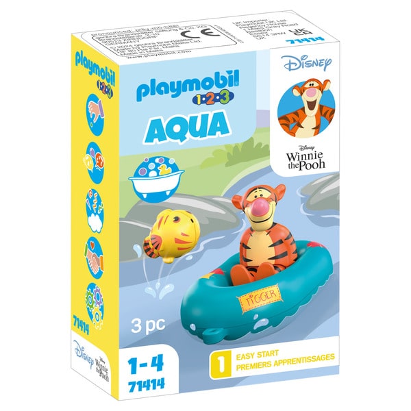 71414 - Playmobil 1.2.3 Disney - Tigrou avec canot 