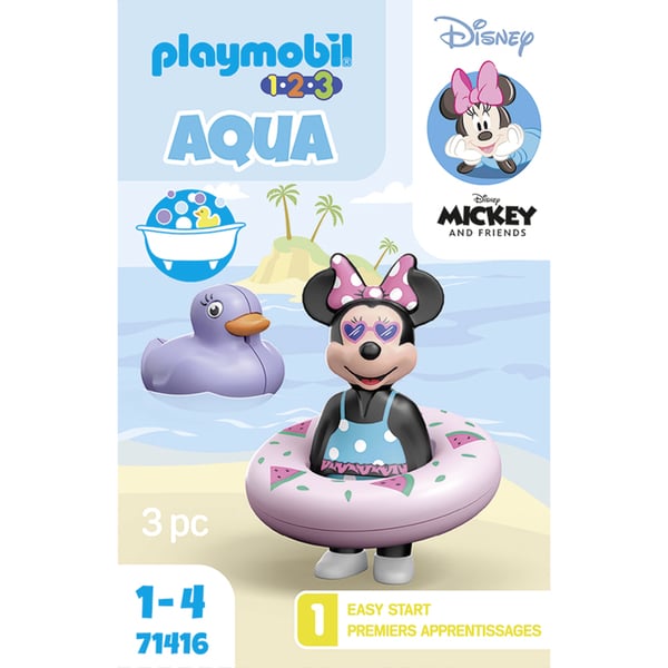 71416 - Playmobil 1.2.3 Disney - Minnie avec sa bouée