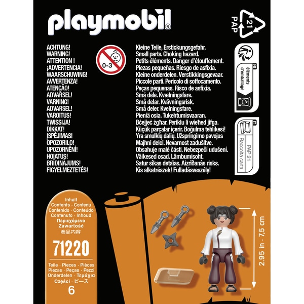 71220 - Playmobil Naruto Shippuden - Figurine Tenten
