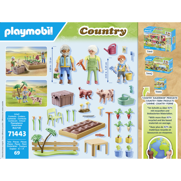 71443 - Playmobil Country - Grands-parents et potager