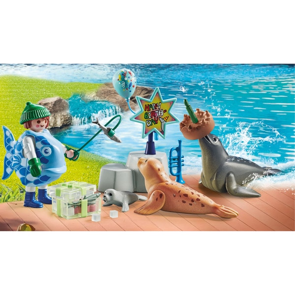 71448 - Playmobil My Life - Animatrice avec otarie et phoques