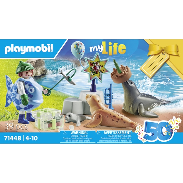 71448 - Playmobil My Life - Animatrice avec otarie et phoques