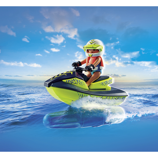 71464 - Playmobil Action Heroes - Bateau de pompier et scooter