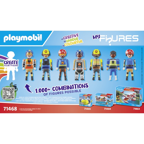 71468 - Playmobil Action Heroes - My Figures : métiers à risque