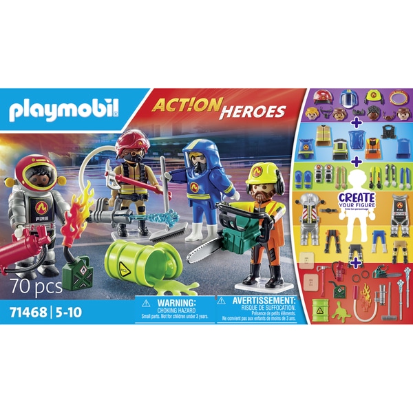 71468 - Playmobil Action Heroes - My Figures : métiers à risque
