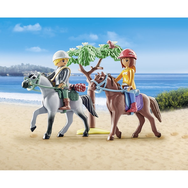 71470 - Playmobil Horses of Waterfall - Amélia et Ben avec chevaux