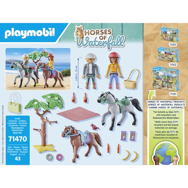 71470 - Playmobil Horses of Waterfall - Amélia et Ben avec chevaux