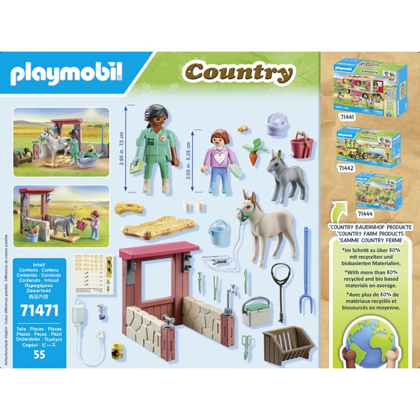 71471 - Playmobil Country - Vétérinaire avec animaux de la ferme