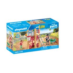 71475 - Playmobil My Life - Charpentier avec tourelle de jeu
