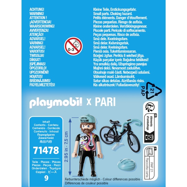 71478 - Playmobil Special Plus - Paul le cycliste 