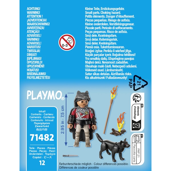 71482 - Playmobil Special Plus - Guerrier avec loup