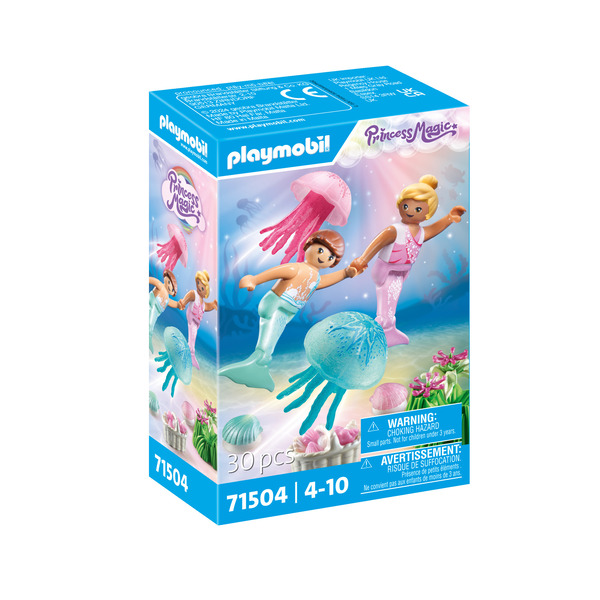 71504 -  Playmobil Princess Magic - Enfants sirènes méduses et coquillages