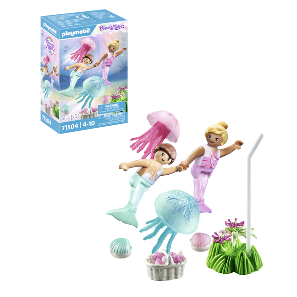 71504 -  Playmobil Princess Magic - Enfants sirènes méduses et coquillages