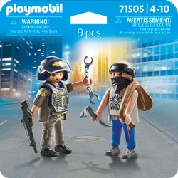 71505 - Playmobil Action Heroes - Duo : Policier et bandit