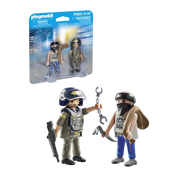 71505 - Playmobil Action Heroes - Duo : Policier et bandit